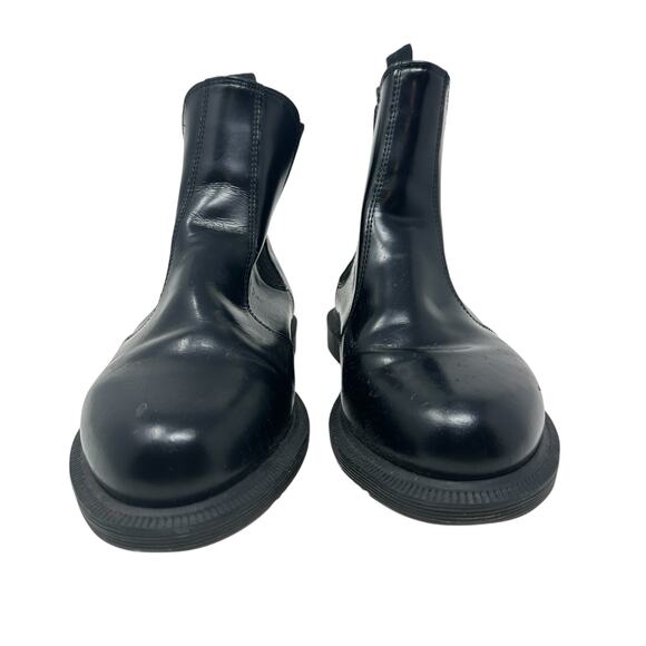 Dr. Martens Flora Chelsea Boots Pull-On Leather Polished Black‎ Size US 9 - Picture 3 of 13